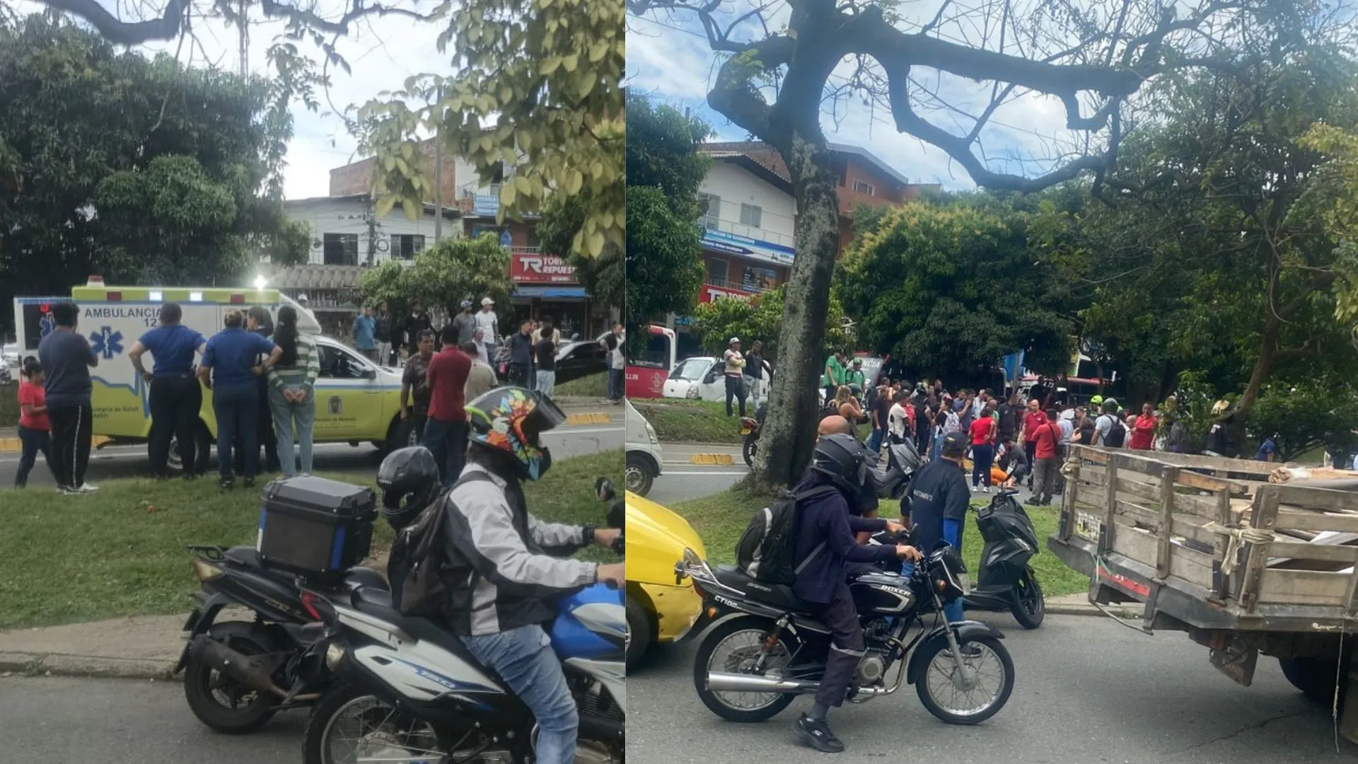 ¡Evite la zona! Accidente en el sector de Multicentro Caribe afecta el flujo vehicular en sentido norte–sur