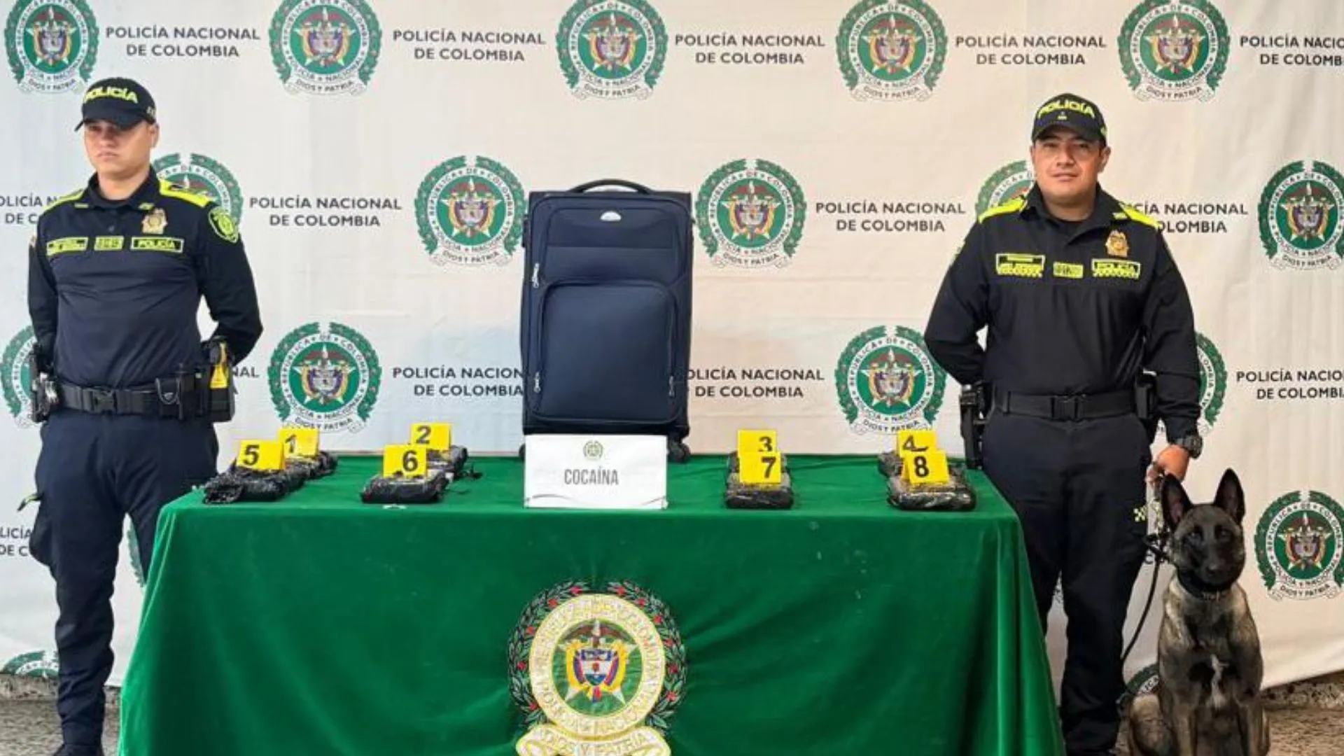 ¡Golpe al narco en El Dorado! Incautan maleta con cocaína y misteriosos GPS rumbo a Canadá