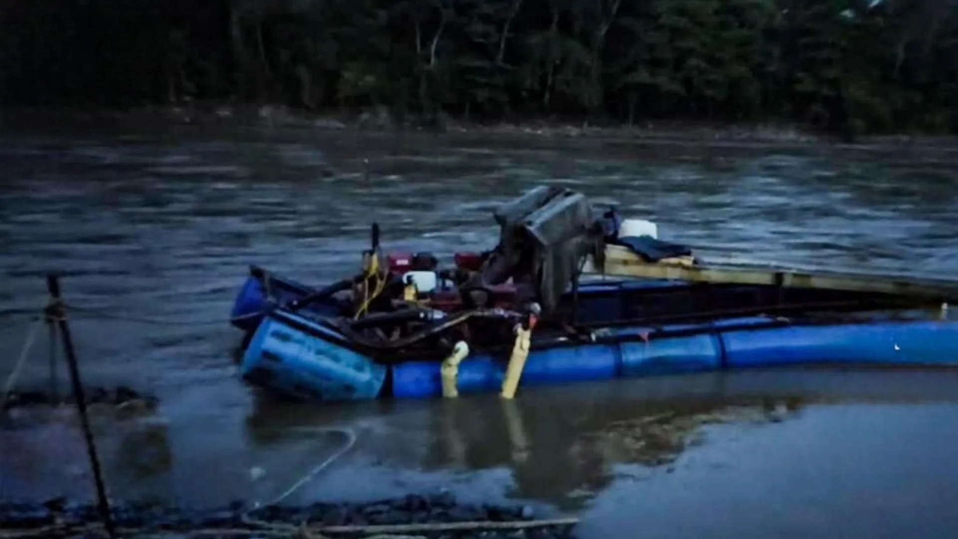 ¡Golpe al bolsillo de los criminales! Destruyeron equipos de minería ilegal en Fredonia, Antioquia