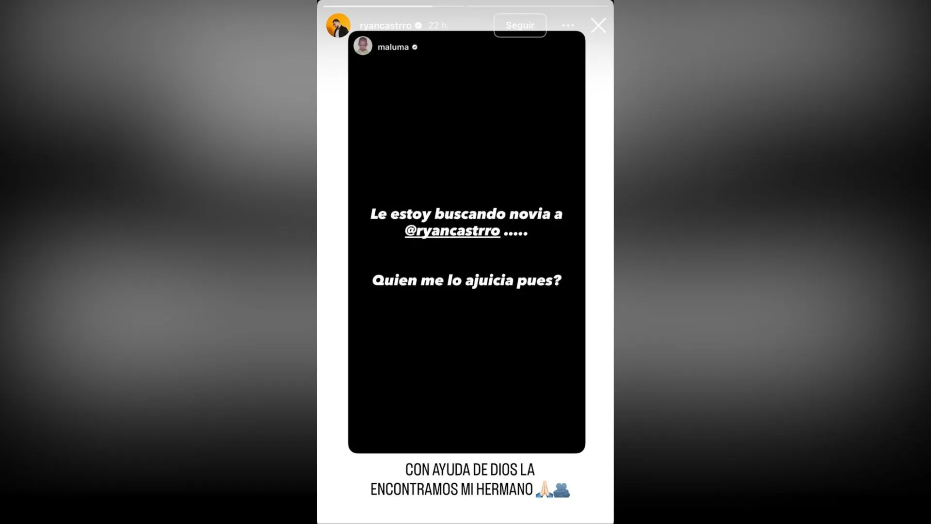 El inesperado video de Maluma para “ajuiciar” a Ryan Castro que encendió las redes