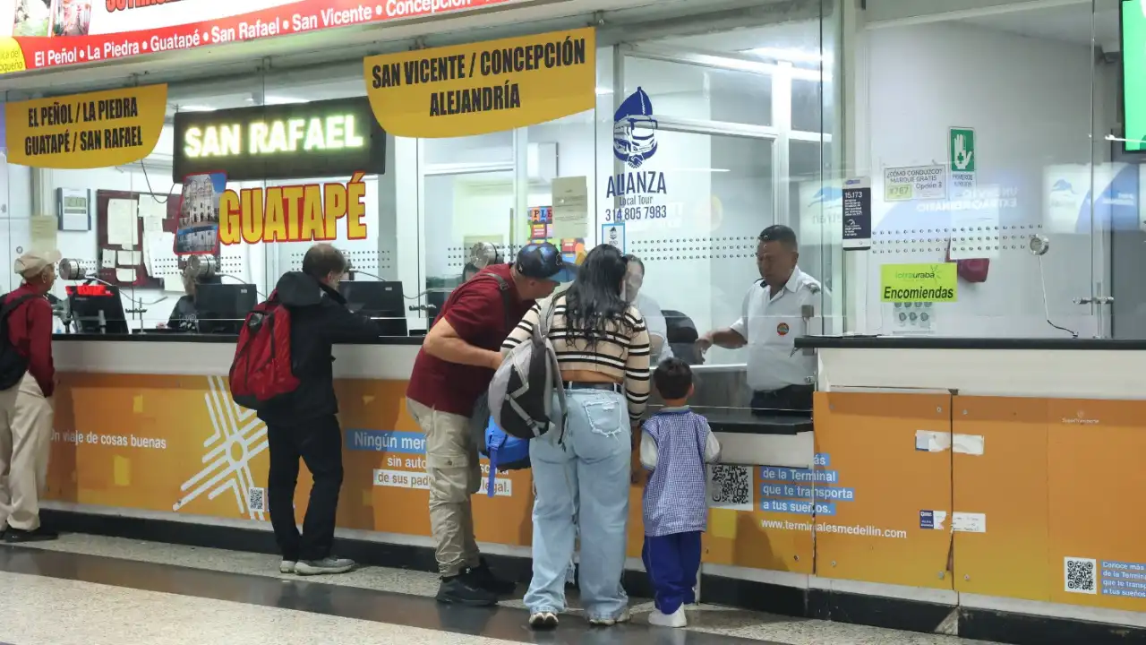 Más de 750 mil viajeros se movilizaron por las Terminales de Medellín en Semana Santa