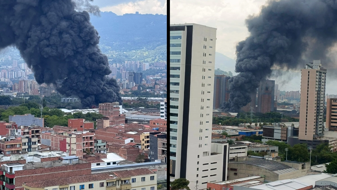 ¡Urgente! Se conocen más detalles del incendio en Itagüí; ya hay hipótesis de qué provocó las fuertes llamas