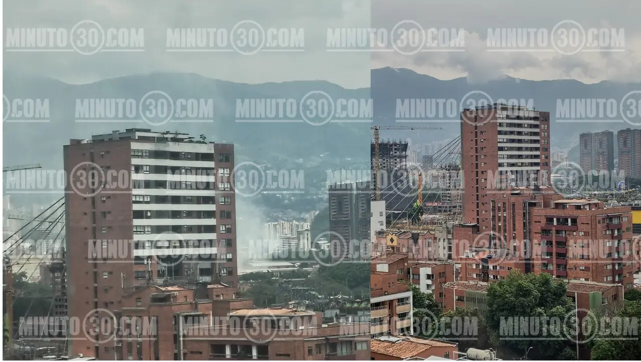 Así se ve el sector del incendio este martes 28 de abril, cuando superan el 80% del incendio controlado