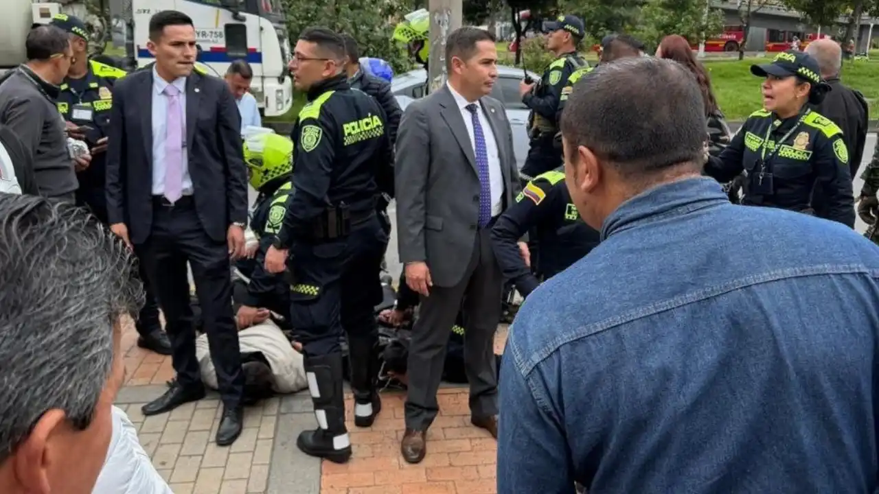 ¡Delinquía con brazalete del Inpec! Detalles del robo que terminó en balacera en Bogotá
