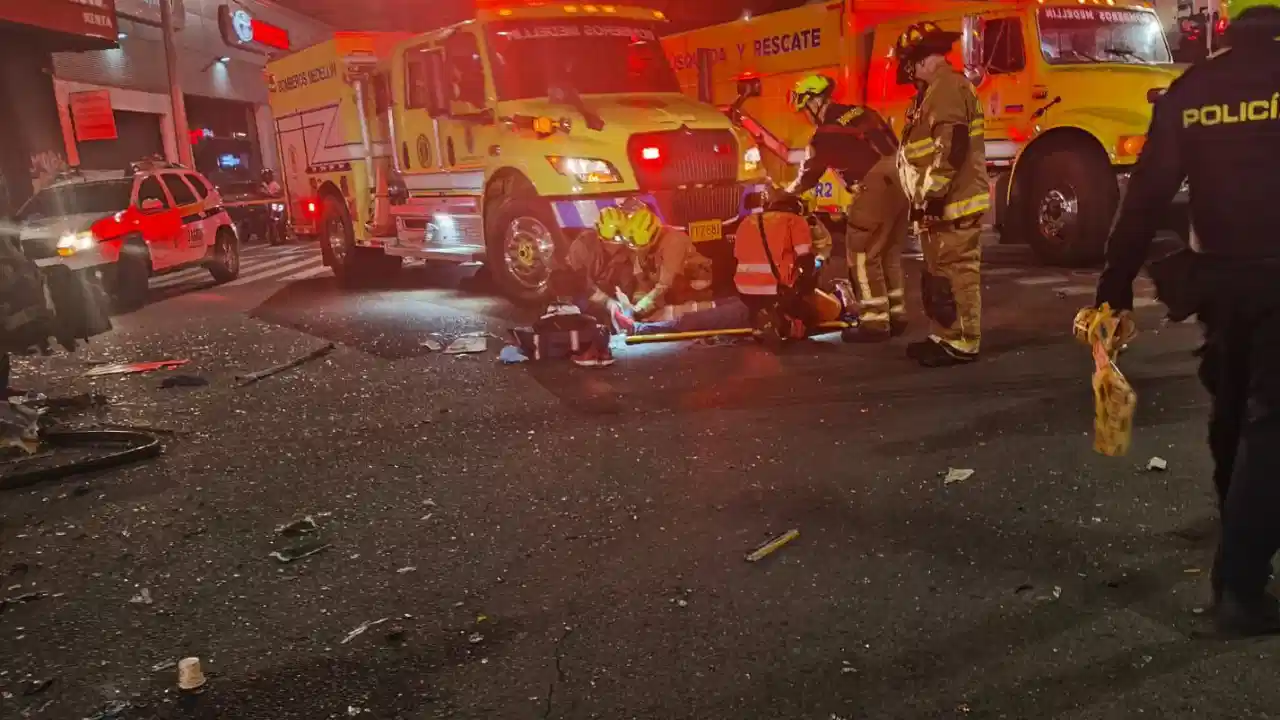 Se conoce el balance del choque de buses en el centro de Medellín: más heridos de lo esperado