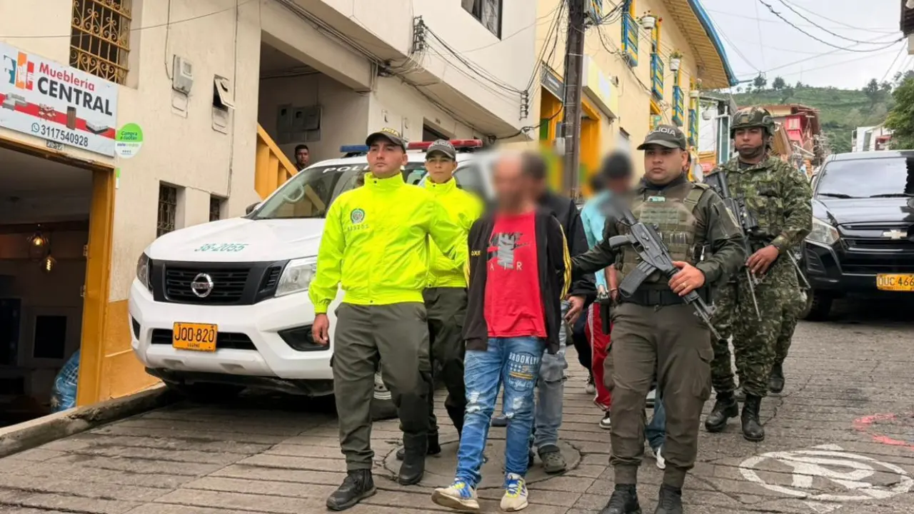Le cayeron a la banda: capturan a siete y golpean el microtráfico en Concordia, Antioquia