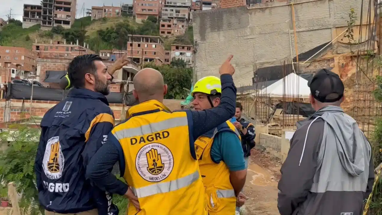 Medellín suma 7.000 inspecciones por riesgo de desastre por lluvia