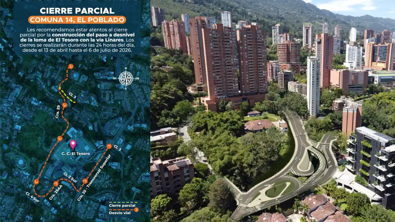 Arranca megaobra en El Poblado: buscan acabar con el caos en punto crítico