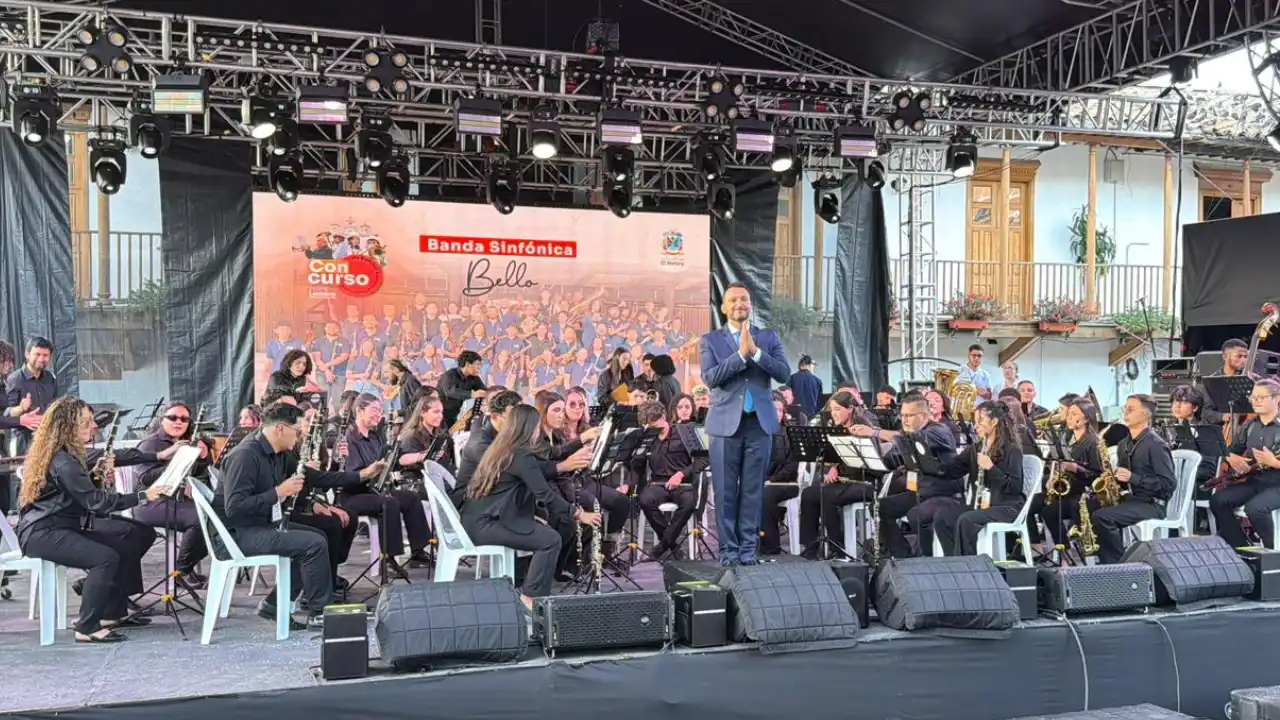 Banda Sinfónica de Bello logra segundo lugar en concurso departamental en Antioquia