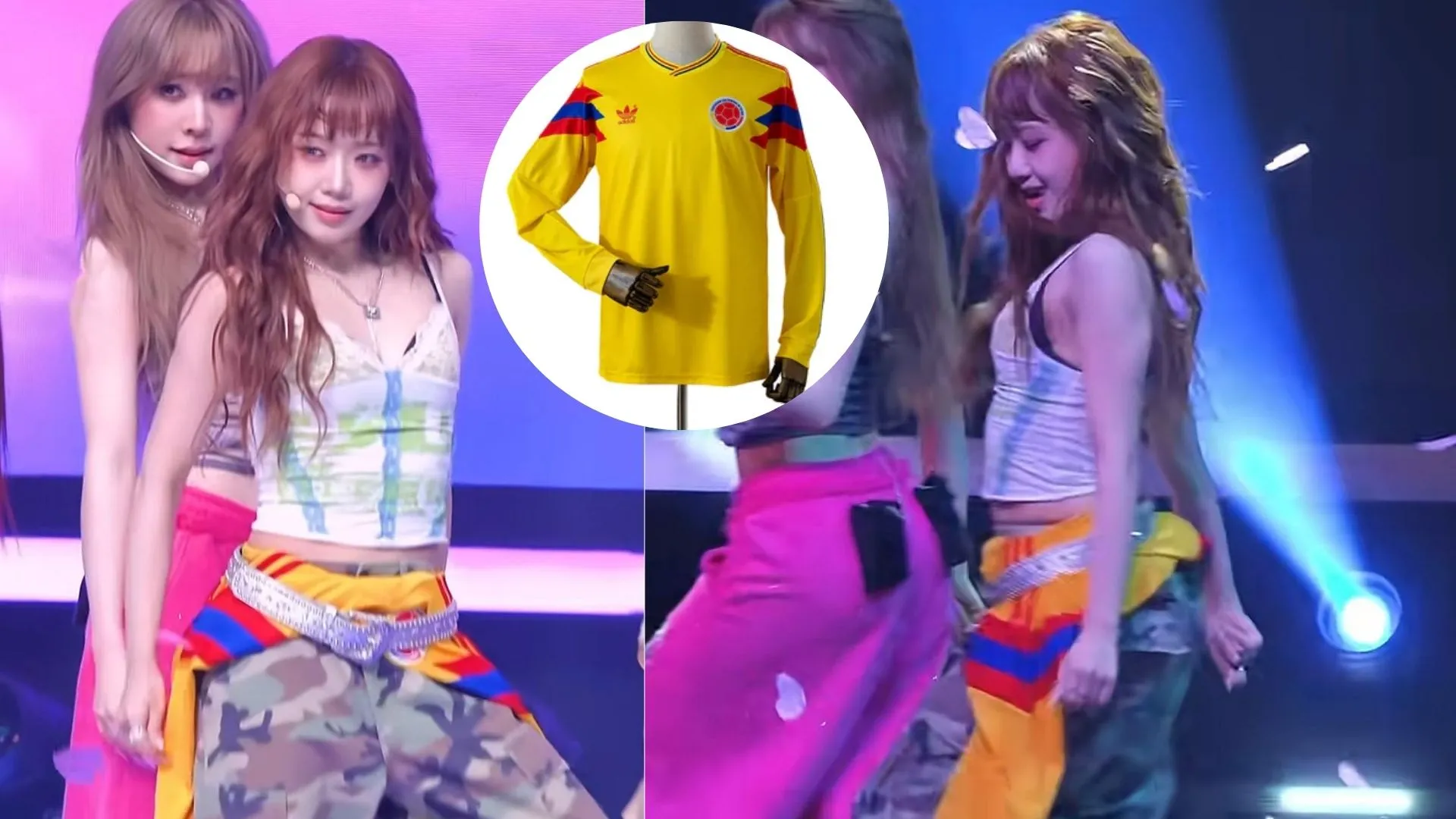 ¿Fan de la Tricolor? Estrella del K-pop causa furor al lucir la camiseta de Colombia en pleno show