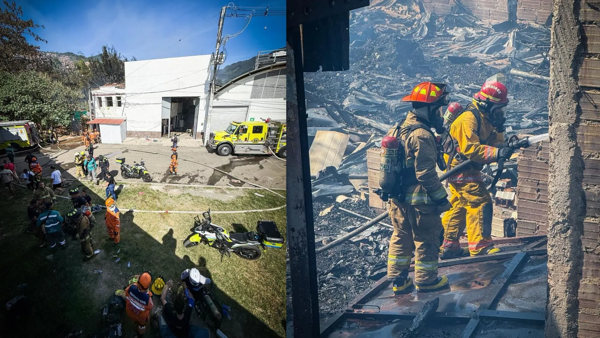 ¡Ya fue controlado! El voraz incendio en Boston dejó 16 personas atendidas y varias viviendas afectadas