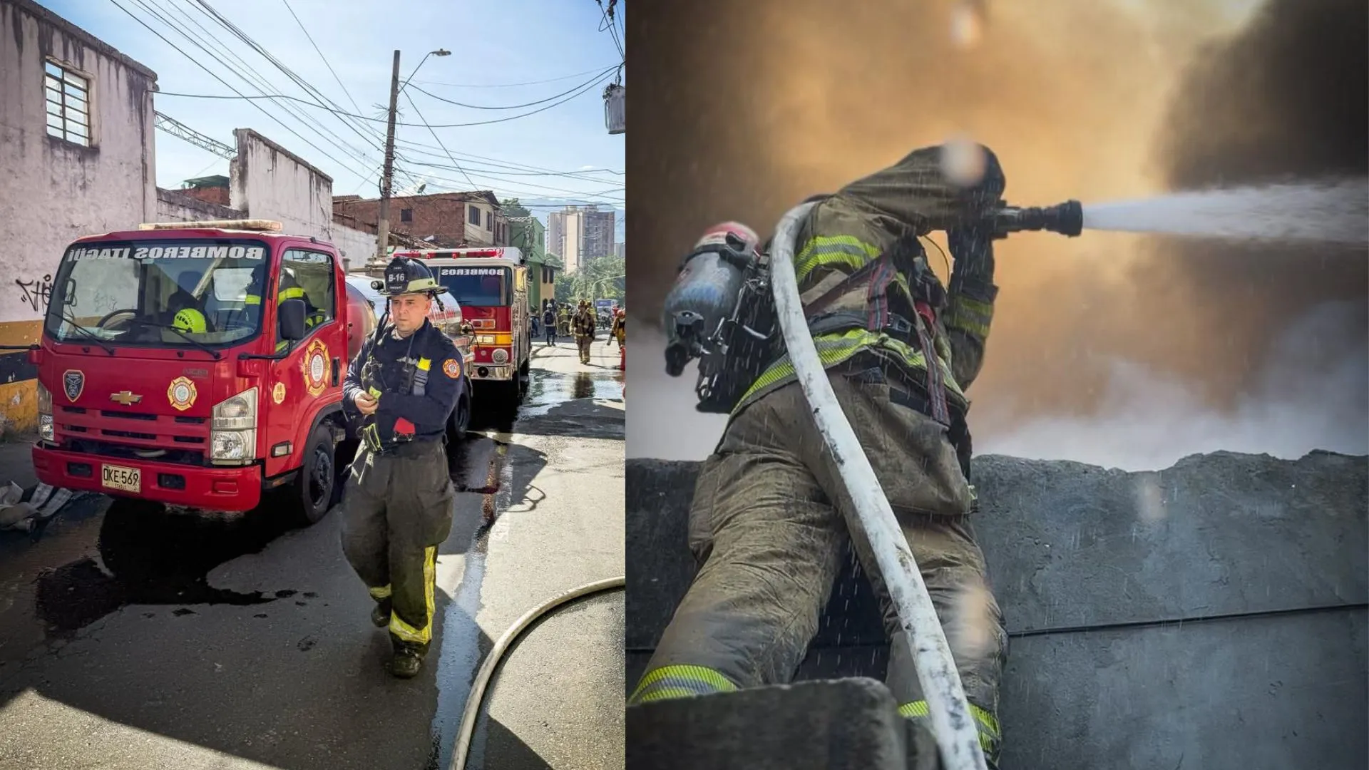 ¡Ya fue controlado! El voraz incendio en Boston dejó 16 personas atendidas y varias viviendas afectadas