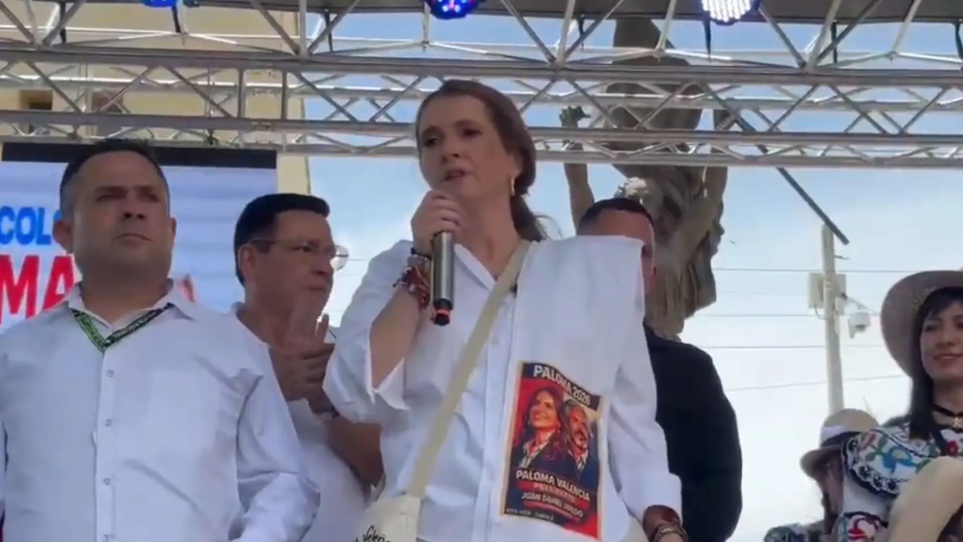 Paloma Valencia desató controversia tras tildar de “cobardes” a los candidatos que usan protección en campaña