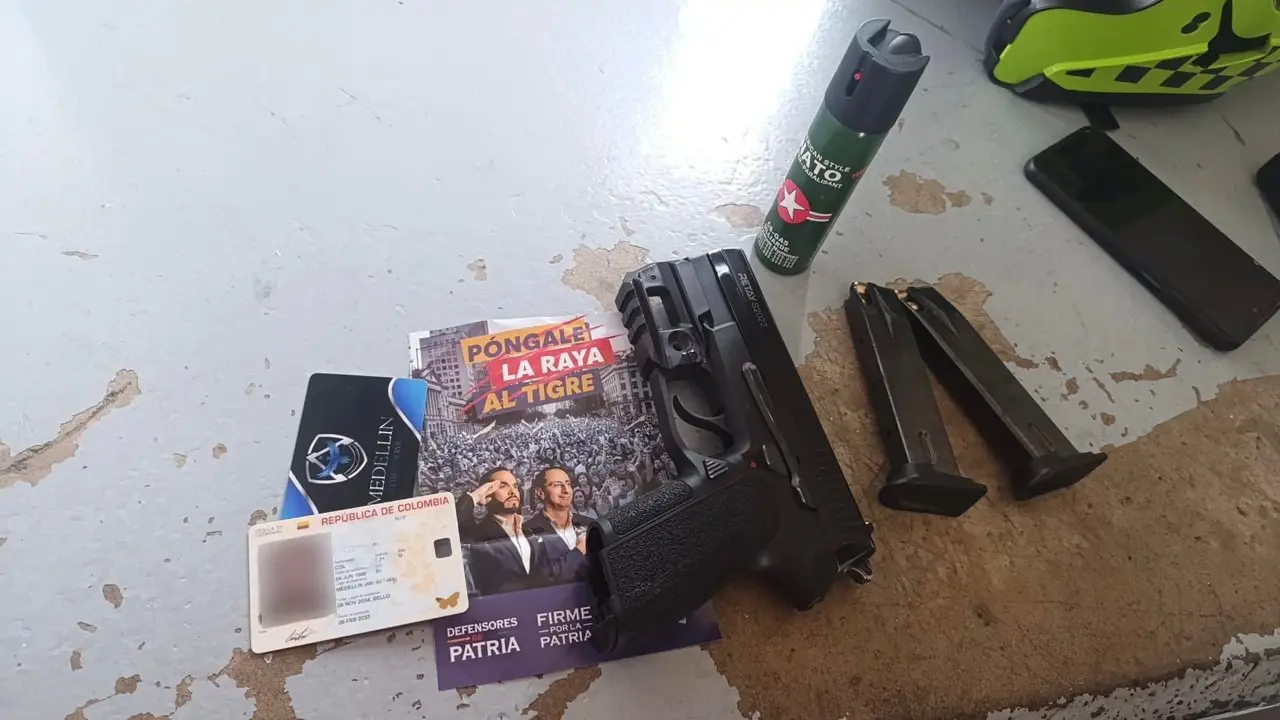 frsutran posible atentado contra Abelardo de La Espriella en Envigado