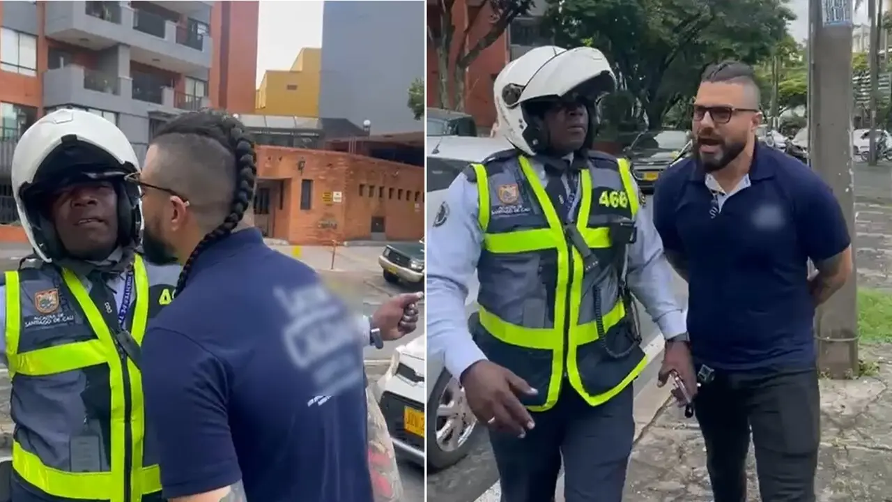 agresor guarda cali