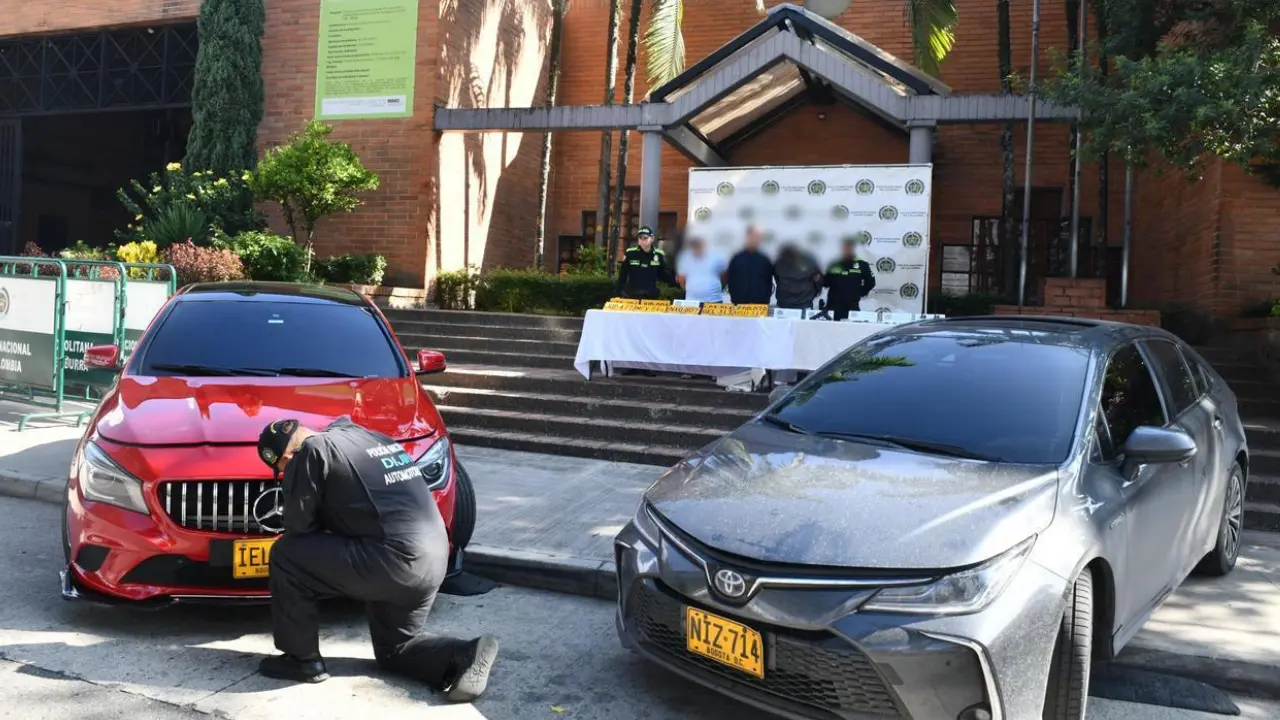 Capturan en Medellín a integrantes de 'Los Lisos', banda dedicada al robo de carros de lujo