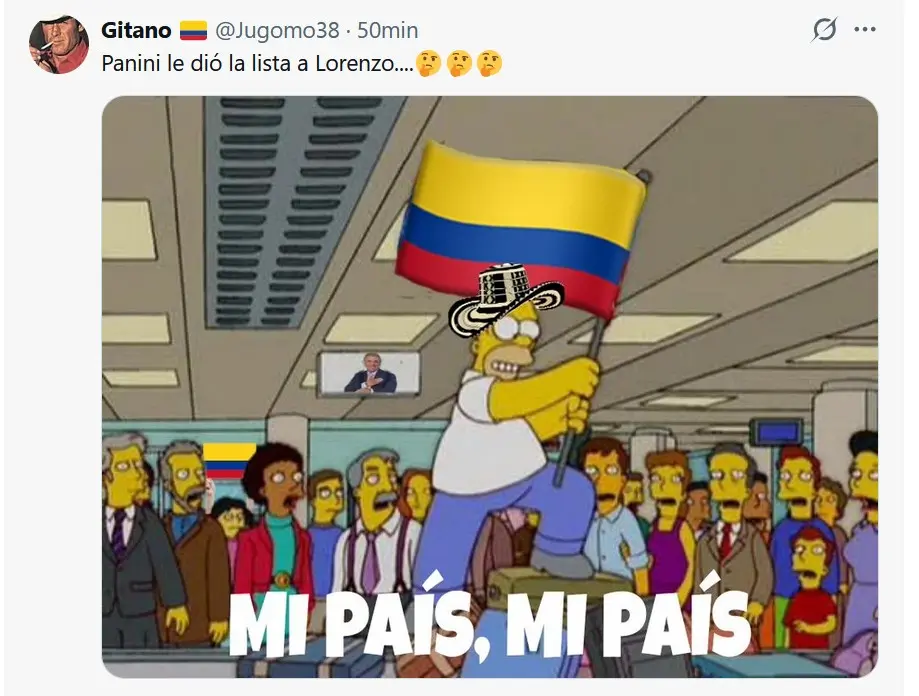 Ante el asombroso acierto de Panini y Lorenzo: los memes y burlas no se hicieron esperar 3 memes panini1