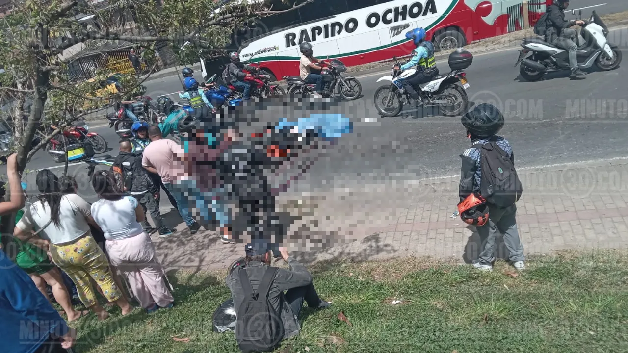 Tragedia en el barrio Acevedo: camión le pasó por encima a un motociclista