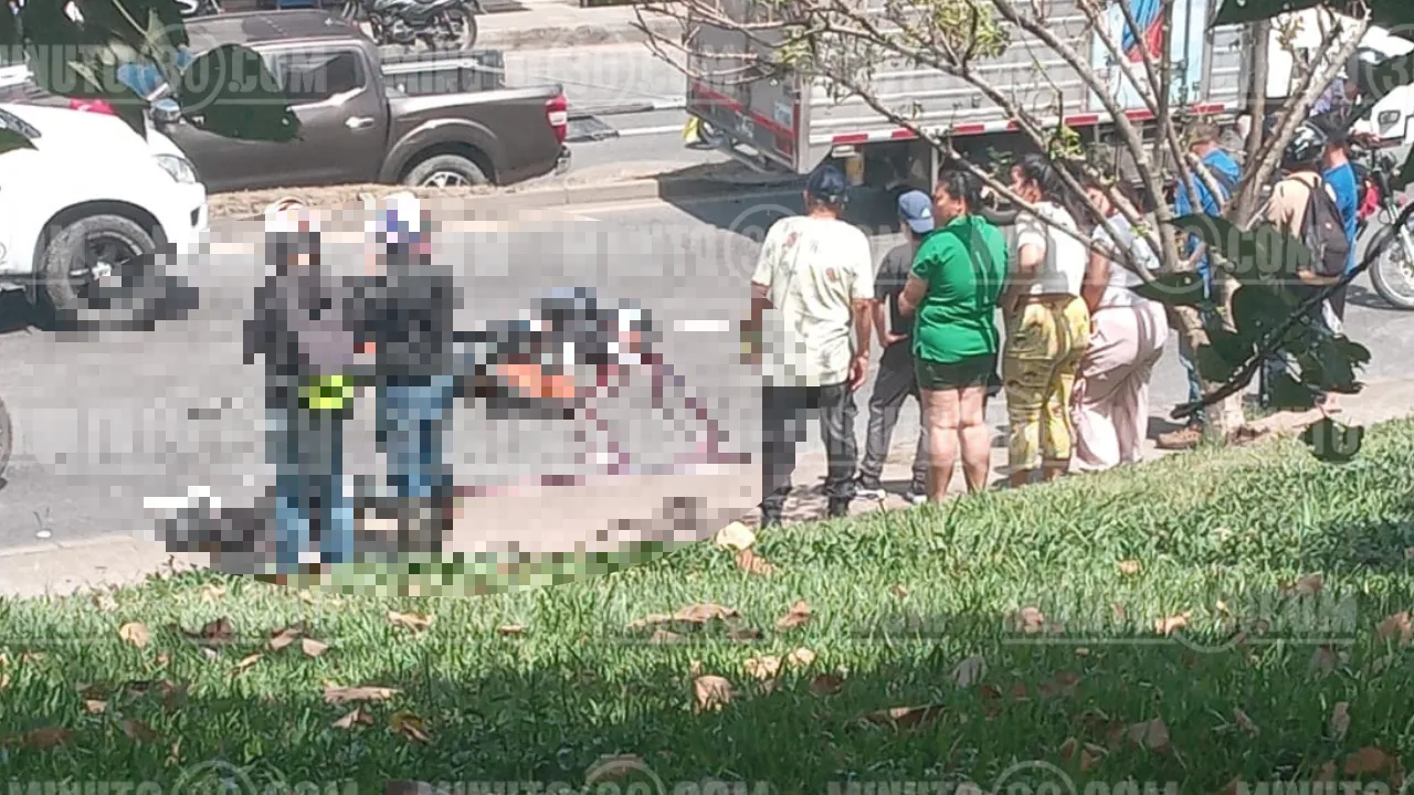 Tragedia en el barrio Acevedo: camioneta atropelló a un motociclista