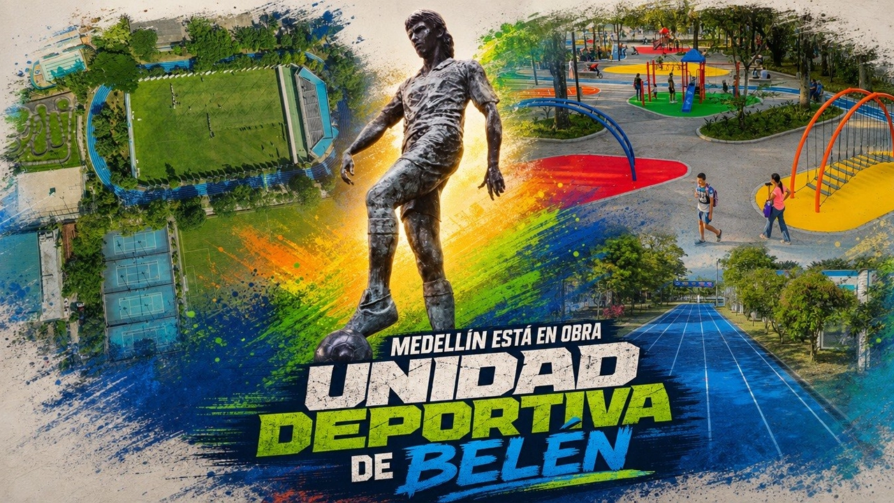 Renace la Unidad Deportiva de Belén: Una transformación histórica para la Comuna 16 de Medellín