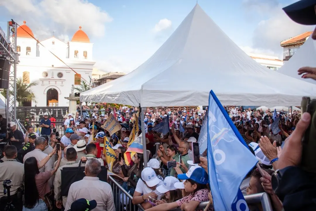 Uribe eligió El Santuario para cerrar la campaña presidencial de Paloma Valencia en Antioquia 1 uribe santuario2
