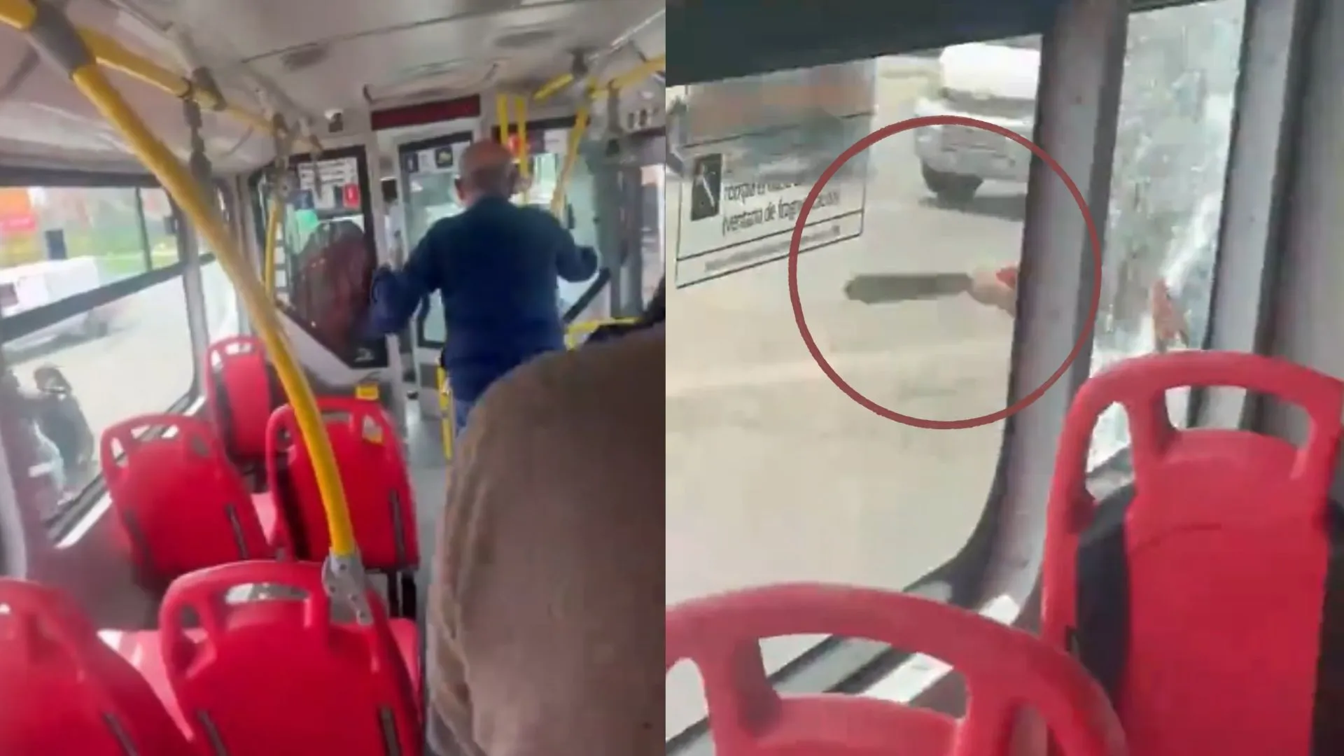 ¡Pánico en el SITP! Hombre con machete atacó un bus lleno de pasajeros en Bogotá