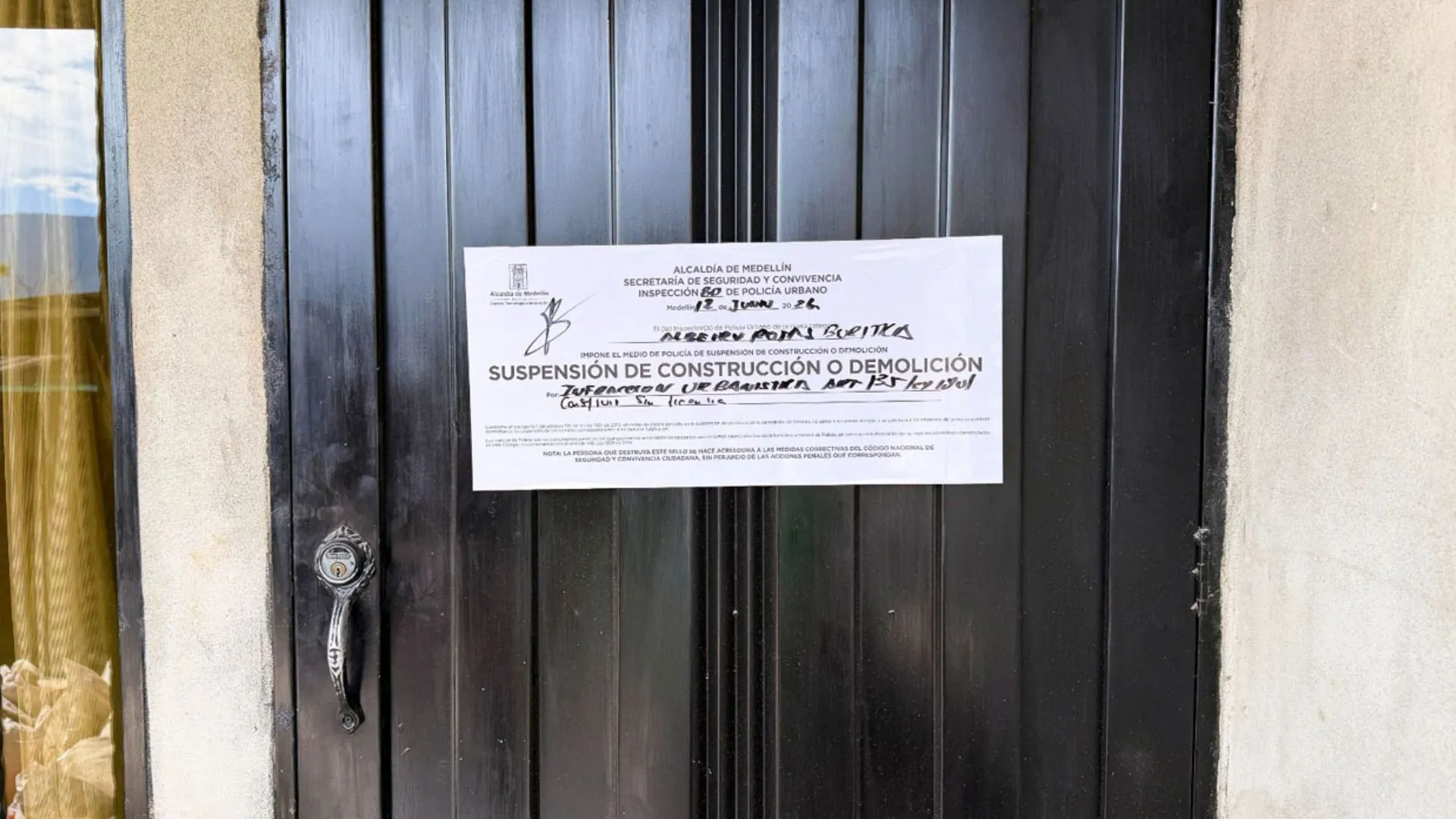 ¡Basta de ilegalidad! Suspenden zona de protección de arroyos en San Antonio de Prado