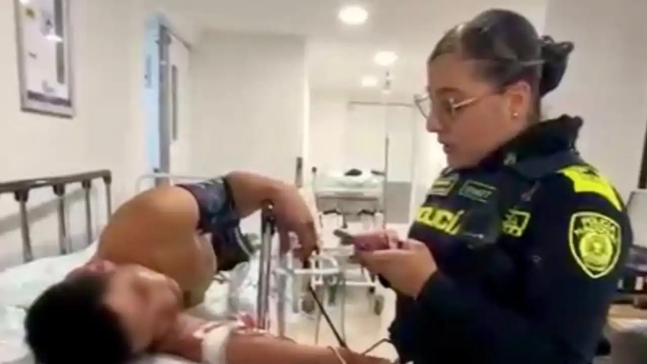 Intentaron robar un banco en Medellín y terminaron heridos tras enfrentarse a la Policía