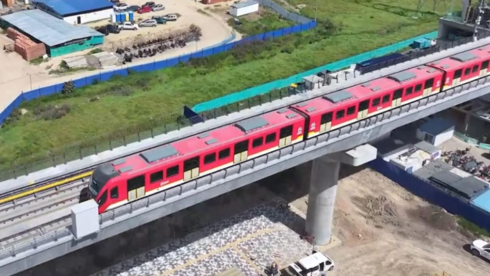 ¡Gran avance! Tren del Metro de Bogotá supera con éxito 5.7 kilómetros de pruebas en el viaducto