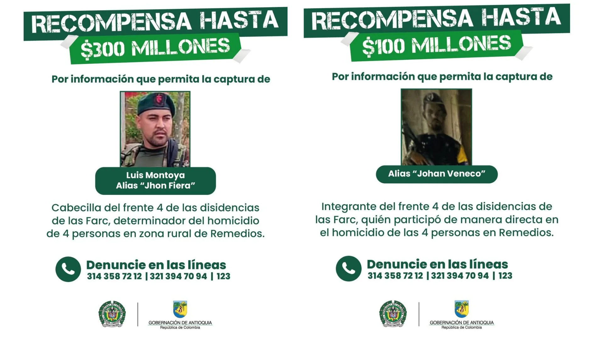 ¡Hasta $400 millones! Ofrecen millonaria recompens