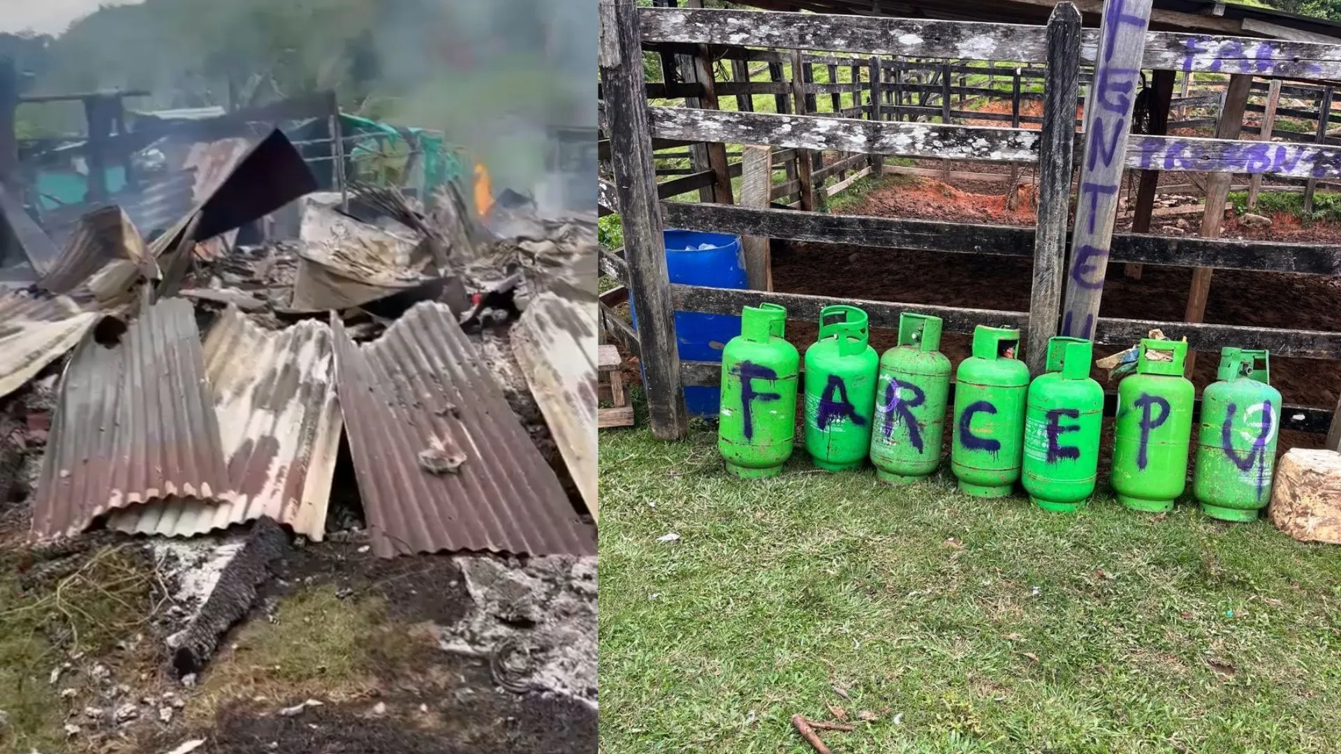 ¡Terror en Remedios! Incursión armada de disidencias de las Farc deja viviendas en llamas y cuatro secuestrados