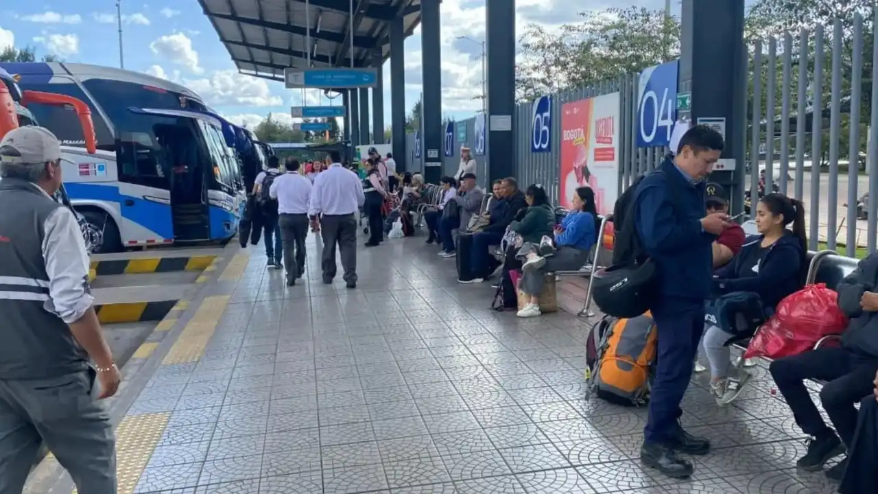 Terminal de Transporte de Bogotá espera 190 mil viajeros este puente: estos son los destinos más buscados