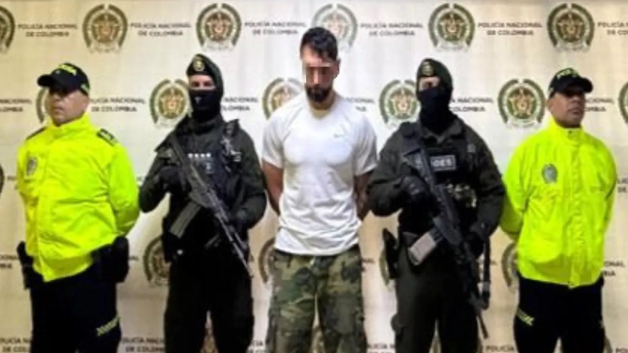 Cayó en Envigado alias ‘El Francés’, señalado capo del narcotráfico internacional buscado por Interpol