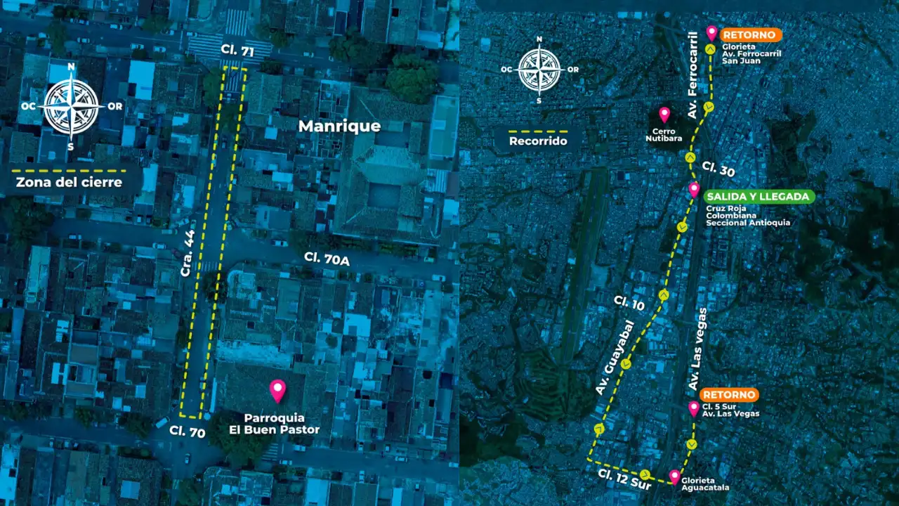 Medellín tendrá importantes cierres viales este fi