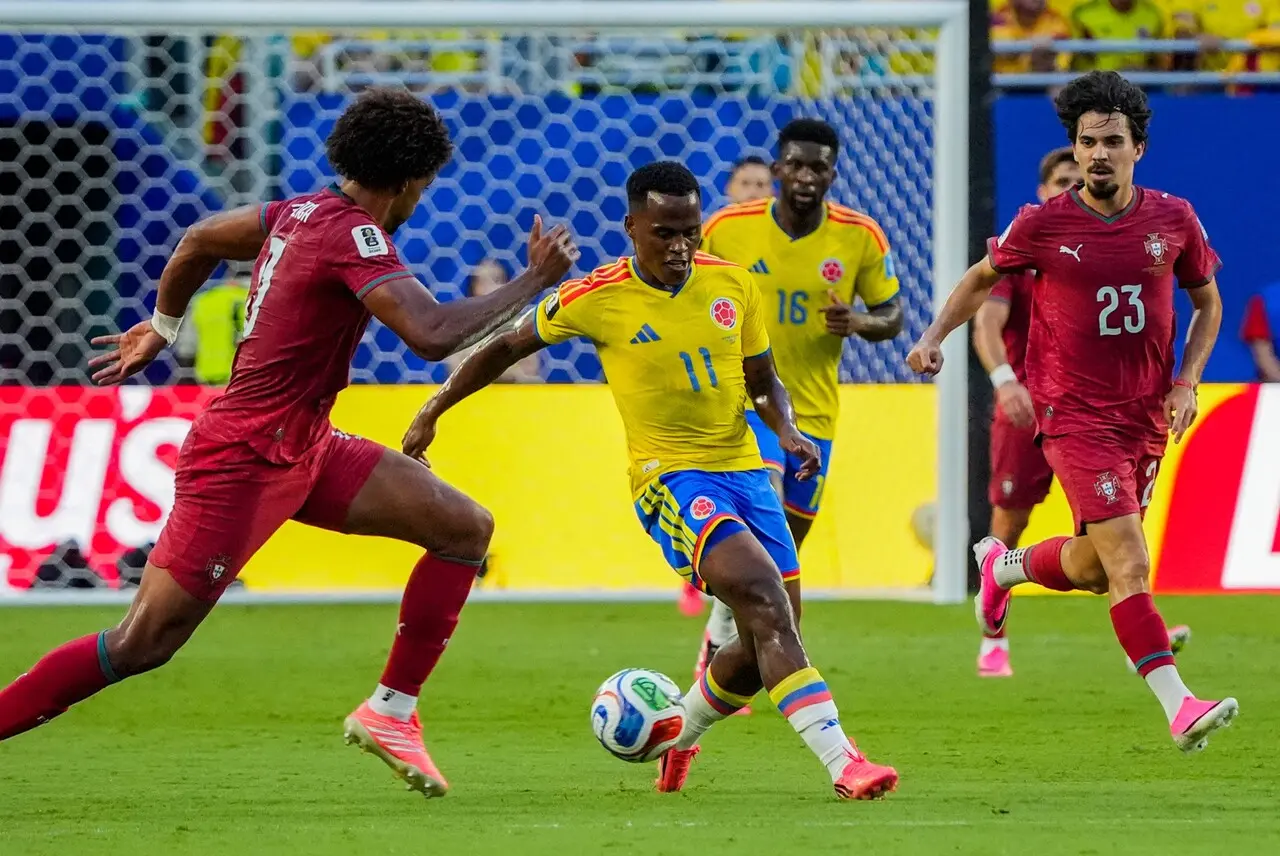 ¡Colombia, líder absoluto del Grupo K! La Tricolor empató con Portugal y ya conoce a su rival en la siguiente fase 2 colombia portugal6