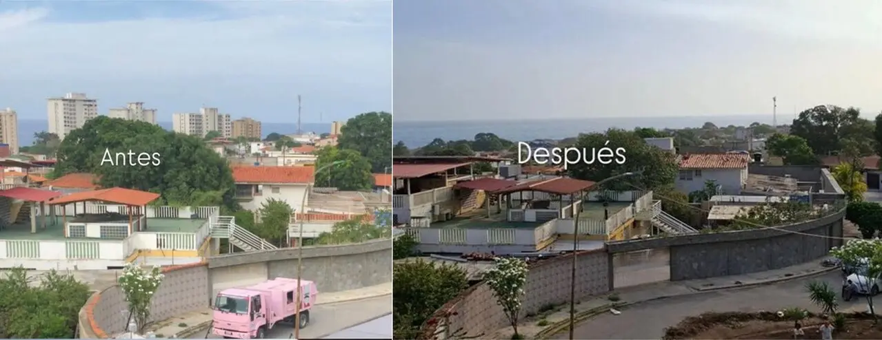 la guaira antes y después