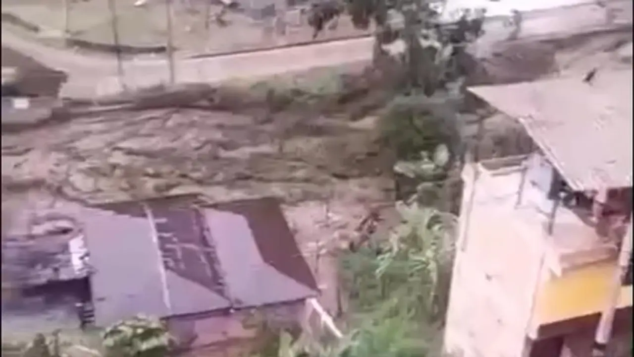 ¡Alerta máxima en Andes! Ordenan evacuación urgente por avalancha hacia el corregimiento Santa Inés 2 lluvias andes3