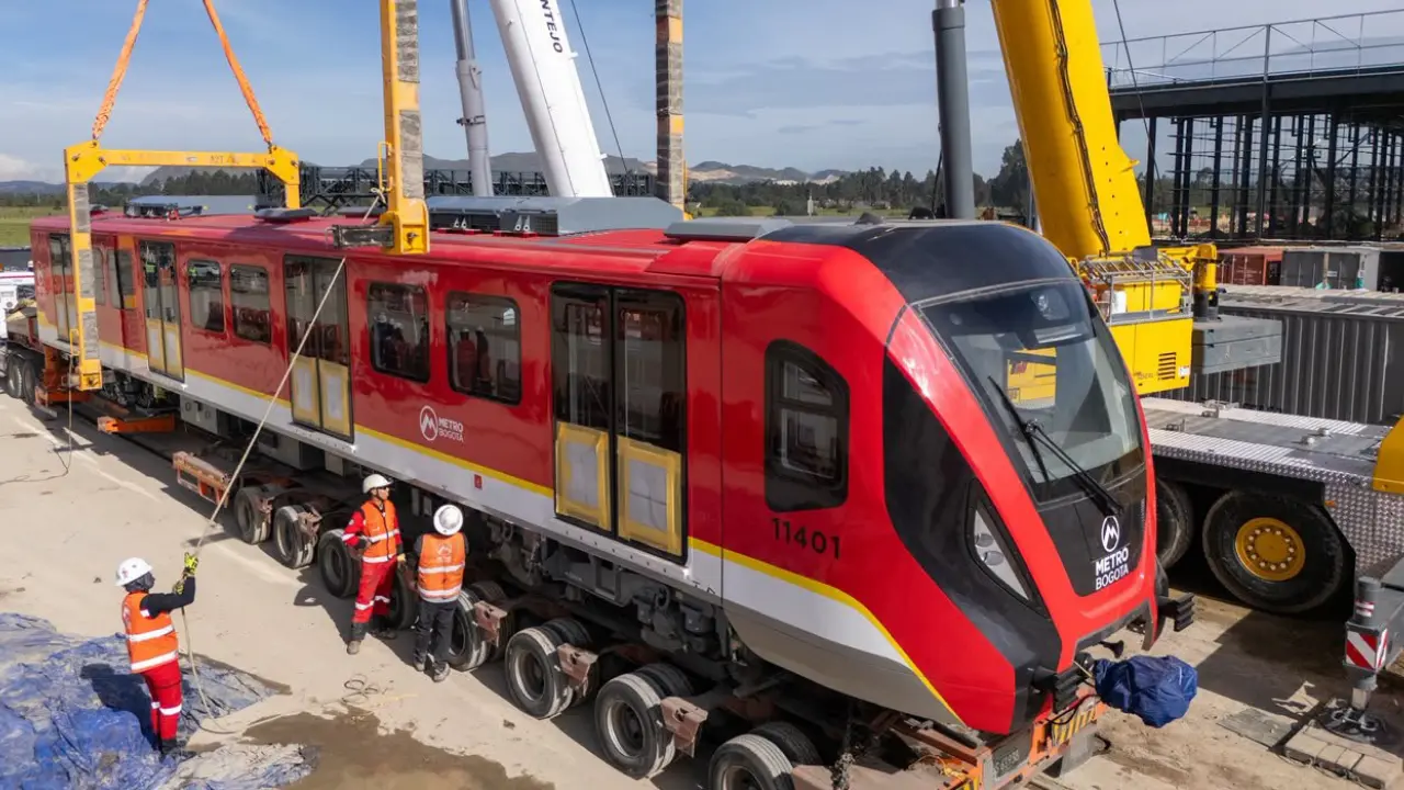 Llegó el tren 13: Metro de Bogotá sigue acelerando su marcha y ya supera el 78% de avance