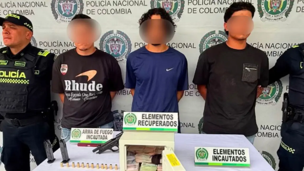 No alcanzaron a escapar: capturados con $43 millones robados de una vivienda en Rionegro 2 No alcanzaron a escapar: capturados con $43 millones robados de una vivienda en Rionegro