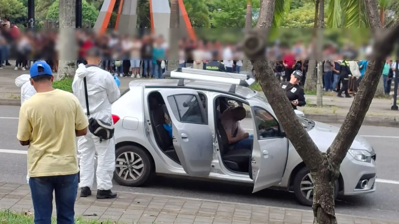 Sicariato en Itagüí: Asesinan a comerciante de café al interior de un vehículo cerca al Parque del Artista 4 muerto parque del artista1
