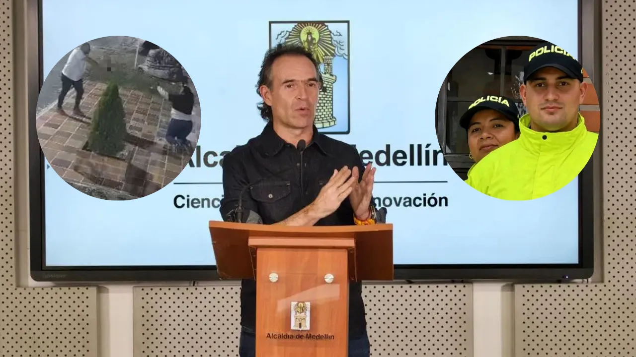 ‘Qué dolor’: el duro mensaje de Fico tras el asesinato de dos policías en Medellín