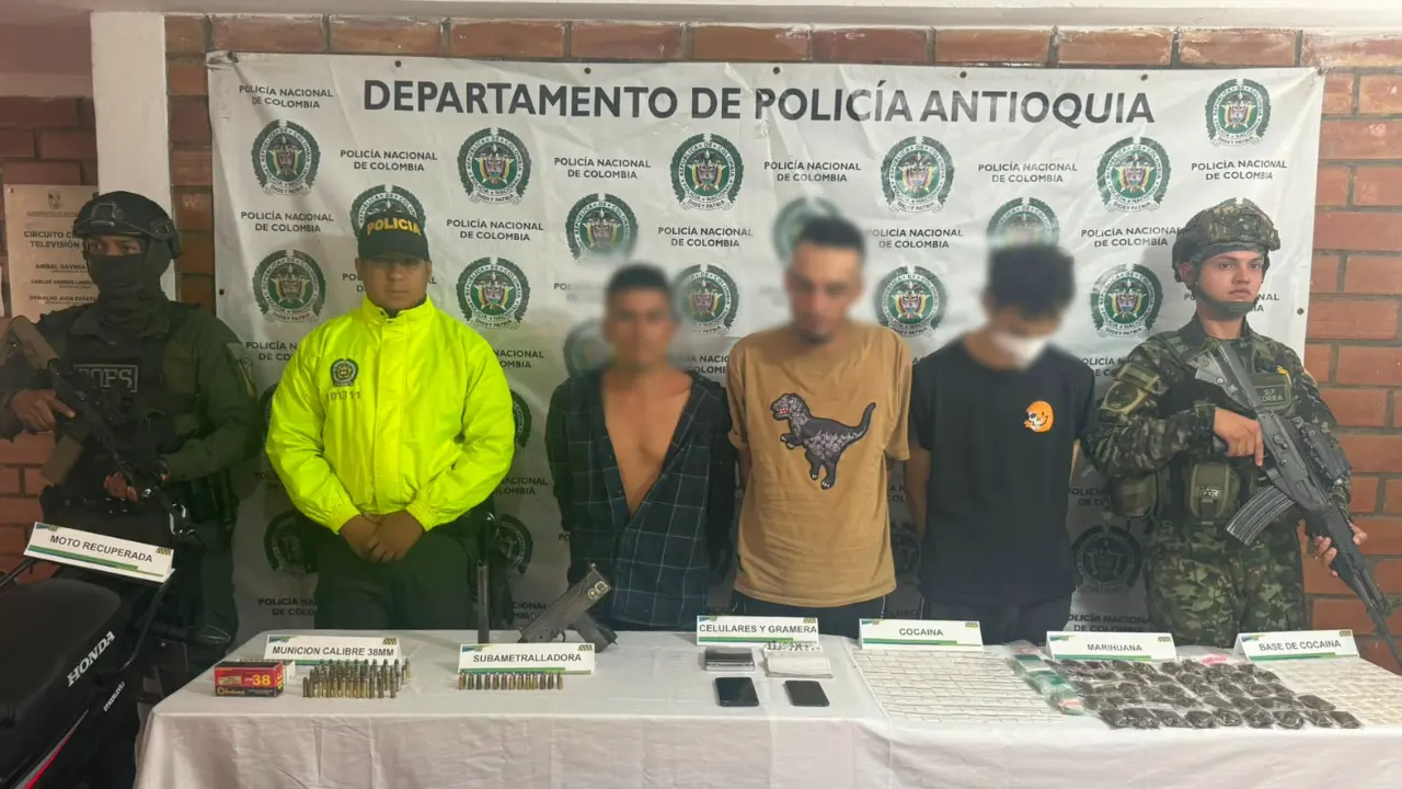¡Golpe a 'Carne Rancia'! Un presunto integrante murió y cuatro más fueron judicializados en Salgar 2 ¡Golpe a 'Carne Rancia'! Un presunto integrante murió y cuatro más fueron judicializados en Salgar