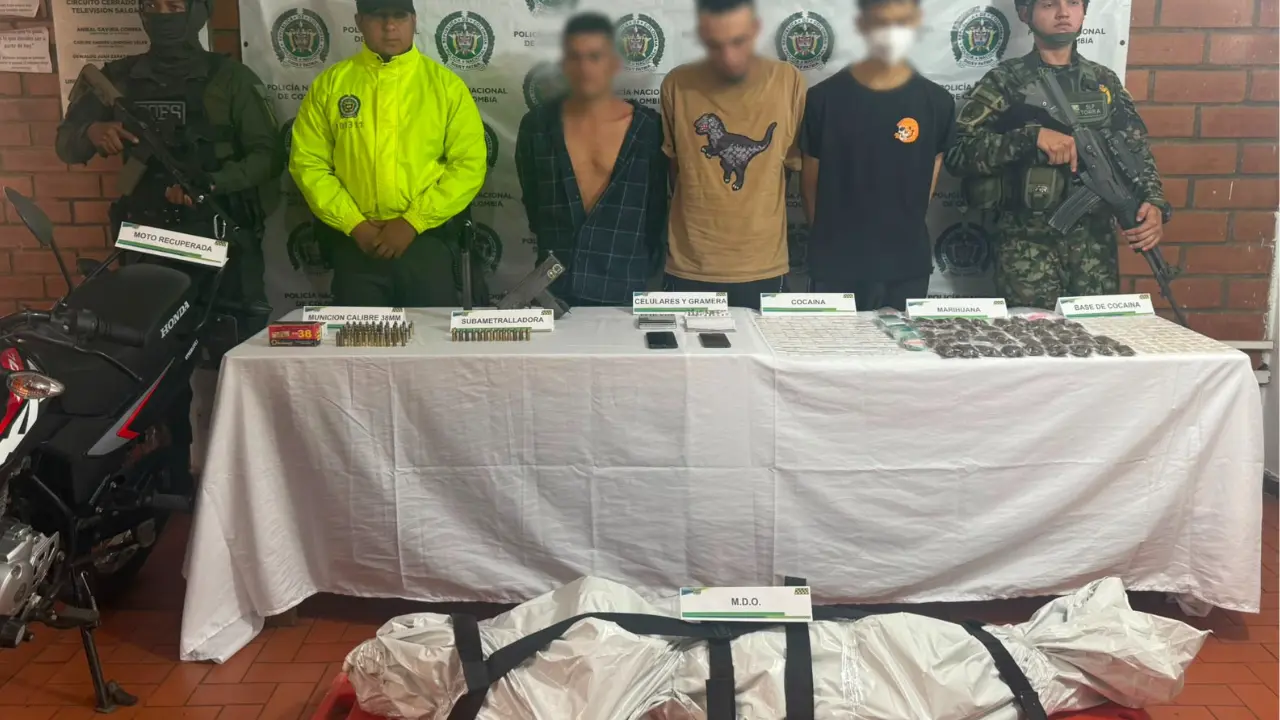 ¡Golpe a 'Carne Rancia'! Un presunto integrante murió y cuatro más fueron judicializados en Salgar 2 ¡Golpe a 'Carne Rancia'! Un presunto integrante murió y cuatro más fueron judicializados en Salgar