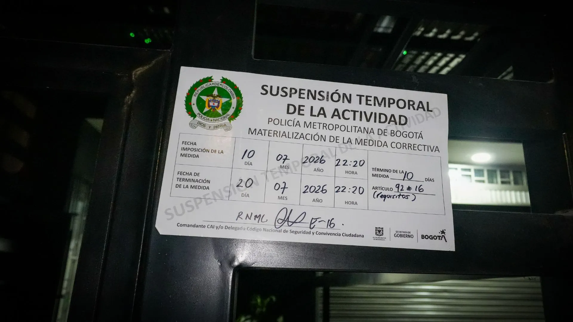 Clausuran centro de estética que funcionaba como clínica tras muerte de mujer en Bogotá 4 Clausuran centro de estética que funcionaba como clínica tras la muerte de una mujer en Bogotá