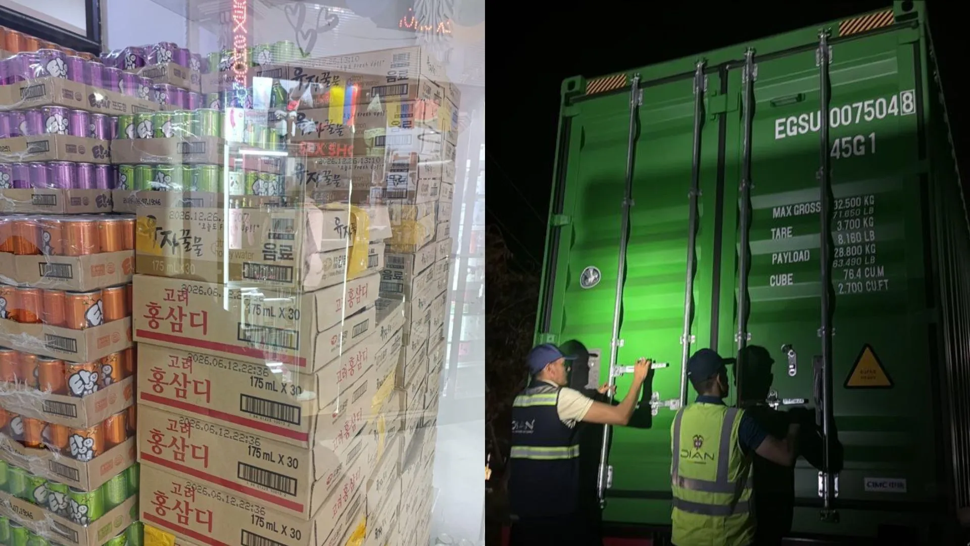 Megagolpe al contrabando en Bogotá: DIAN incauta mercancía ilegal por más de $6.650 millones
