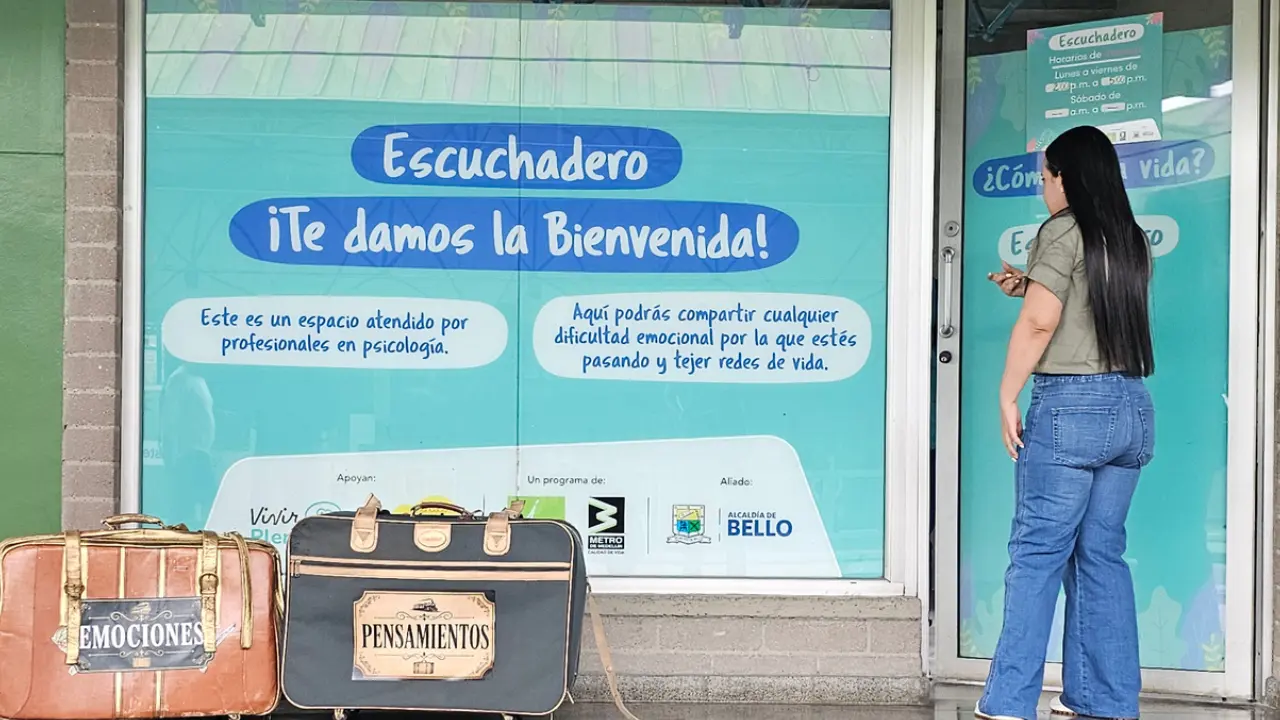 Hablar también salva vidas: inauguraron nuevo Escuchadero en la estación Niquía 2 Hablar también salva vidas: inauguraron nuevo Escuchadero en la estación Niquía