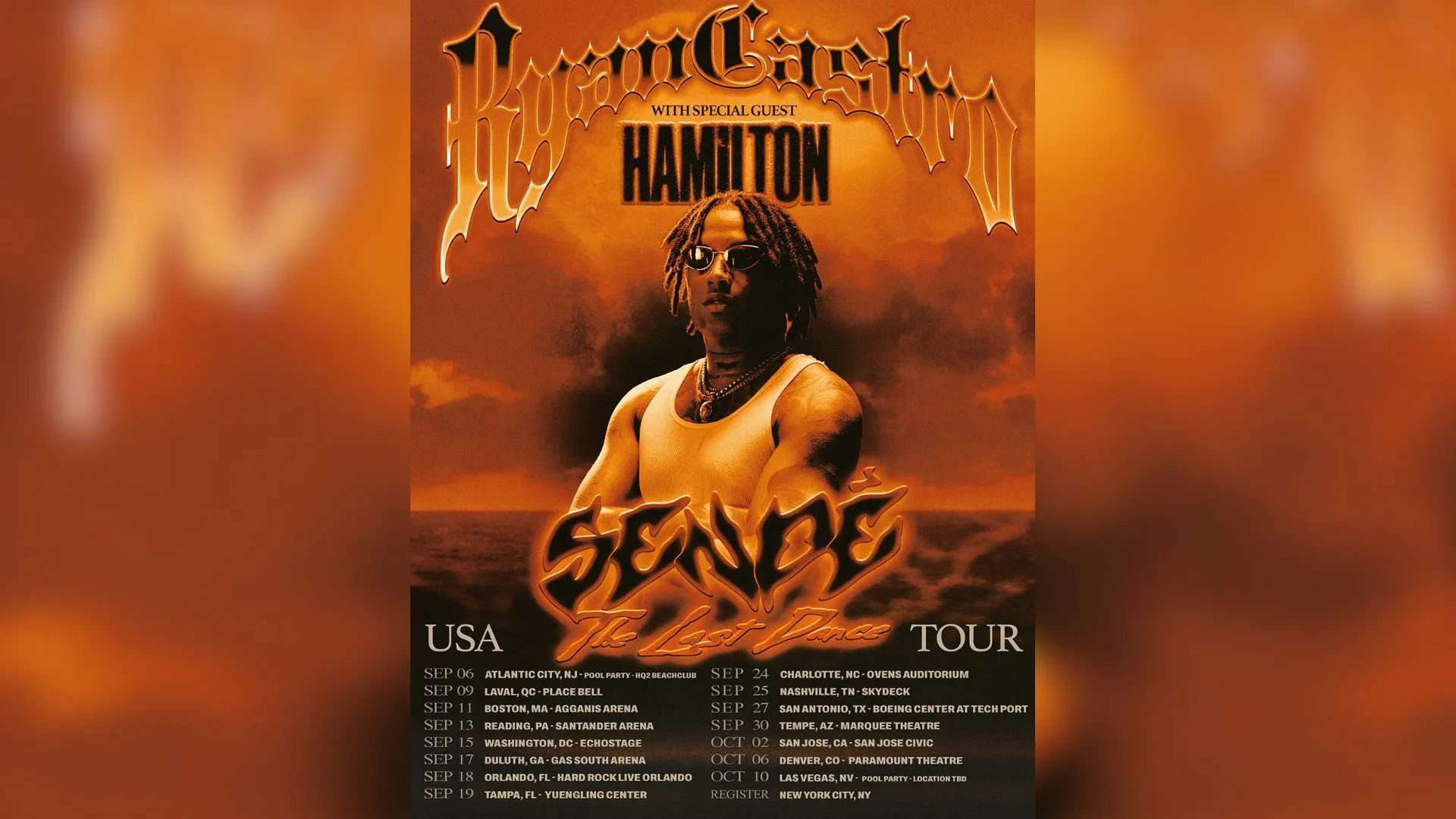 ¡Imparable! Hamilton sigue conquistando escenarios y ahora abrirá los 16 conciertos de Ryan Castro en EE. UU. 2 ¡Imparable! Hamilton sigue conquistando escenarios y ahora abrirá los 16 conciertos de Ryan Castro en EE. UU.