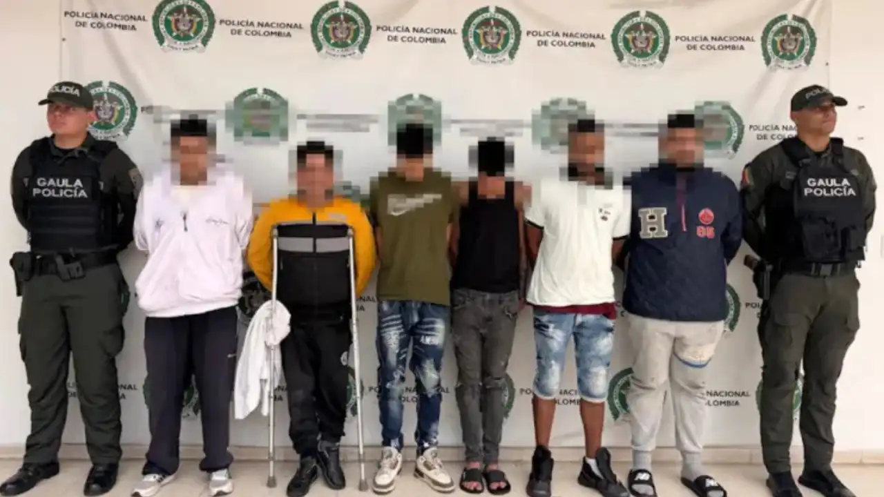 ¡Golpe al Tren de Aragua! Capturan a seis presuntos integrantes señalados de extorsión y homicidios