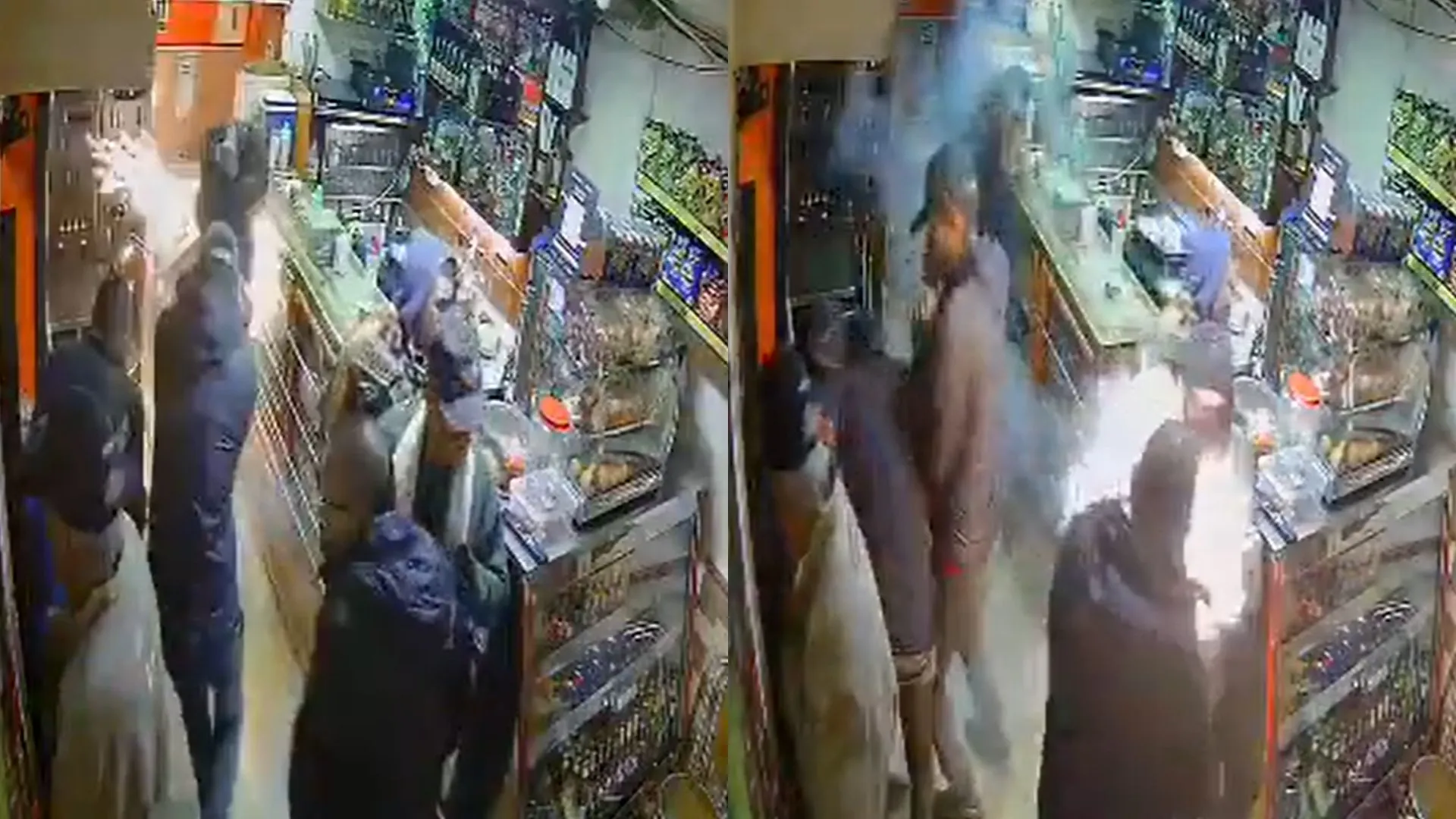 ¡Por poco termina en tragedia! Volador entró a una cafetería y dejó un hombre herido en Montebello