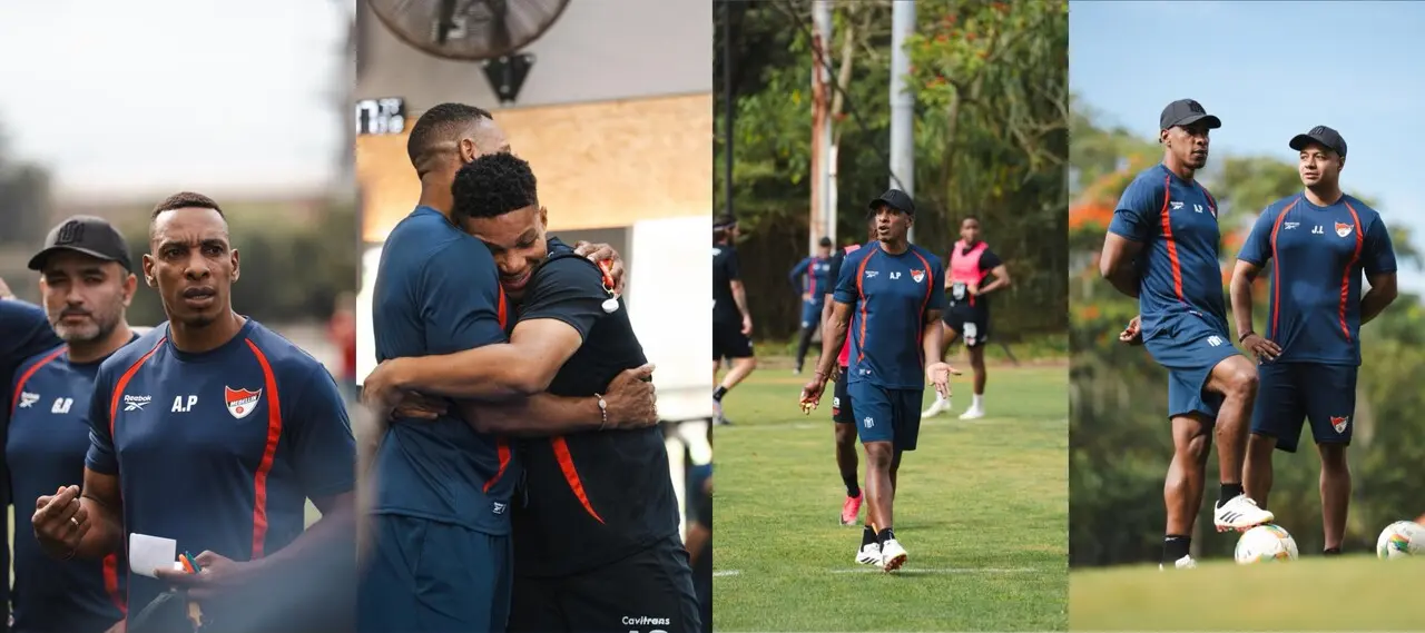 ¡Llegó «el profe»! Primer entrenamiento del DIM bajo las órdenes de Amaranto Perea 2 amaranto perea dim2